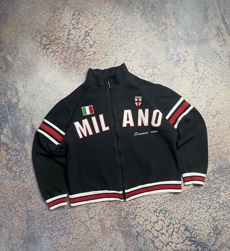 Vintage milan football black - vintage,